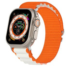 For Apple Watch Series 8&7 45mm/SE 2&6&SE&5&4 44mm / Orange+Starlight