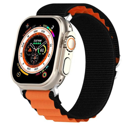 Double Color Nylon Watch Band For Apple Watch 49/45/44mm