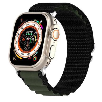 Double Color Nylon Watch Band For Apple Watch 49/45/44mm