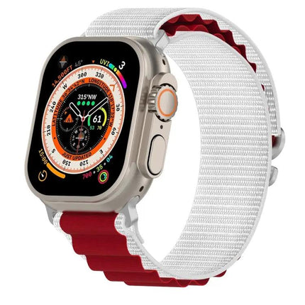 Double Color Nylon Watch Band For Apple Watch 49/45/44mm