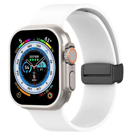 Magnetic Silicone Watch Band For Apple Watch 49mm/45mm