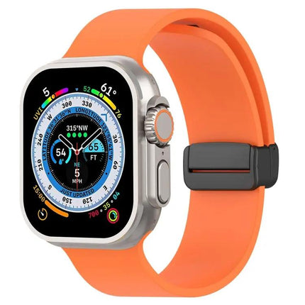 Magnetic Silicone Watch Band For Apple Watch 49mm/45mm