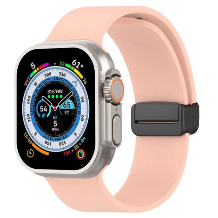 Magnetic Silicone Watch Band For Apple Watch 49mm/45mm