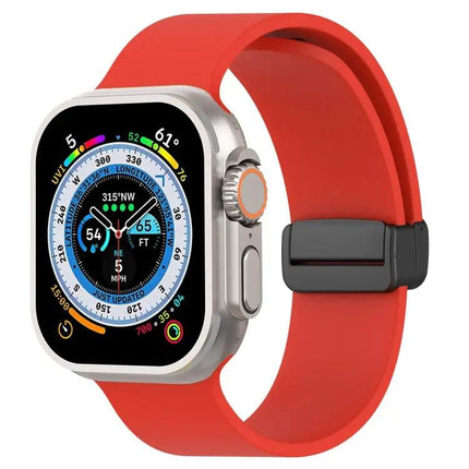 Magnetic Silicone Watch Band For Apple Watch 49mm/45mm
