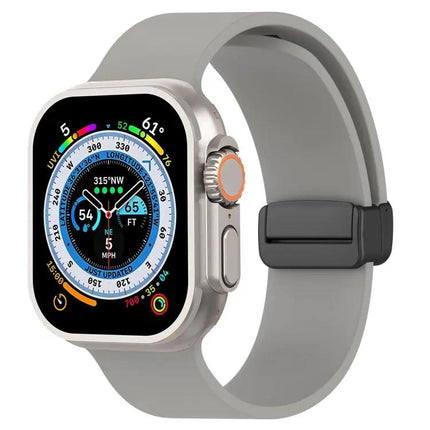 Magnetic Silicone Watch Band For Apple Watch 49mm/45mm