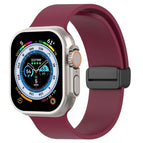For Apple Watch Ultra 49mm / Burgundy
