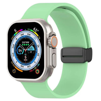 Magnetic Silicone Watch Band For Apple Watch 49mm/45mm