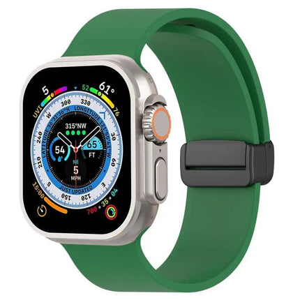 Magnetic Silicone Watch Band For Apple Watch 49mm/45mm
