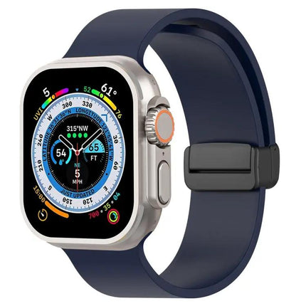 Magnetic Silicone Watch Band For Apple Watch 49mm/45mm