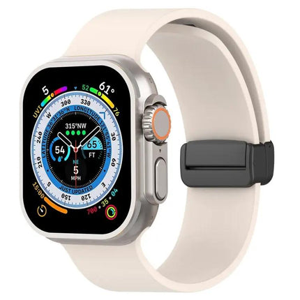 Magnetic Silicone Watch Band For Apple Watch 49mm/45mm