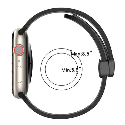 Magnetic Silicone Watch Band For Apple Watch 49mm/45mm