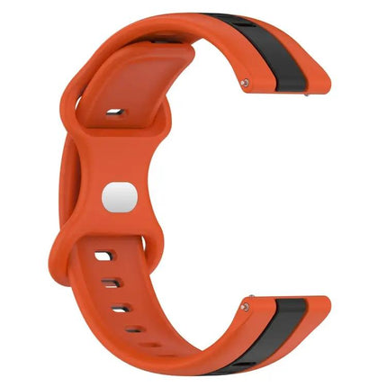 20mm Two-Tone Silicone Watch Band For Galaxy Watch5 40/44mm