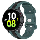 For Samsung Galaxy Watch5 44mm / Green+Black