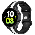 For Samsung Galaxy Watch5 44mm / Black+White
