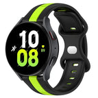 For Samsung Galaxy Watch5 44mm / Black+Green