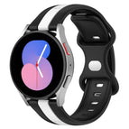For Samsung Galaxy Watch5 40mm / Black+White