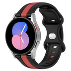 For Samsung Galaxy Watch5 40mm / Black+Red