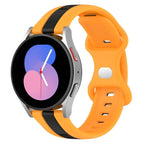 For Samsung Galaxy Watch5 40mm / Black+Yellow