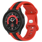 For Samsung Galaxy Watch5 Pro 45mm / Red+Black