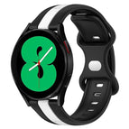 For Samsung Galaxy Watch4 44mm / Black+White