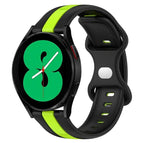 For Samsung Galaxy Watch4 44mm / Black+Green