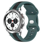 For Samsung  Galaxy Watch 4 Classic 42mm / Green+Black