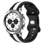 For Samsung  Galaxy Watch 4 Classic 42mm / Black+White