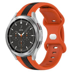 For Samsung  Galaxy Watch 4 Classic 46mm / Orange+Black