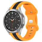 For Samsung  Galaxy Watch 4 Classic 46mm / Black+Yellow