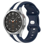 For Samsung  Galaxy Watch 4 Classic 46mm / White+Blue