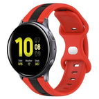 For Samsung Galaxy Watch Active 2 40mm / Red+Black