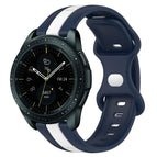 For Samsung Galaxy Watch 42mm / White+Blue