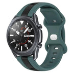 For Samsung Galaxy Watch3 45mm / Green+Black