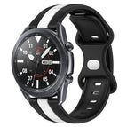 For Samsung Galaxy Watch3 45mm / Black+White