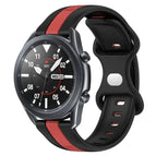For Samsung Galaxy Watch3 45mm / Black+Red