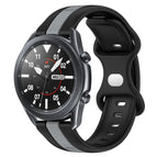 For Samsung Galaxy Watch3 45mm / Black+Grey