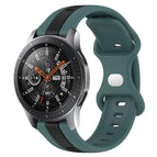 For Samsung Galaxy Watch 46mm / Green+Black