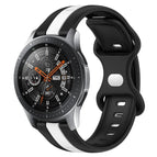 For Samsung Galaxy Watch 46mm / Black+White