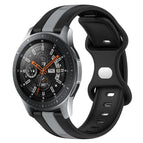 For Samsung Galaxy Watch 46mm / Black+Grey