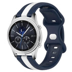 For Samsung Gear S3 Classic / White+Blue