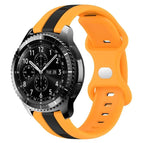 For Samsung Gear S3 Frontier / Black+Yellow