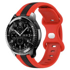 For Samsung Gear S3 Frontier / Red+Black