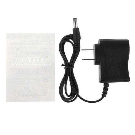 8-Port Gigabit Ethernet Switch for Home Networks power adapter and user manual, replacement DC power supply and guide