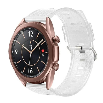 20mm Transparent TPU Diamond Watch Band Compatible Samsung