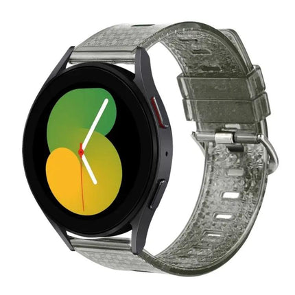 20mm Transparent TPU Diamond Watch Band Compatible Samsung