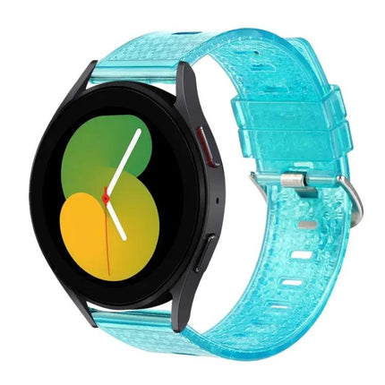20mm Transparent TPU Diamond Watch Band Compatible Samsung