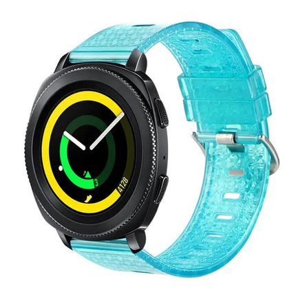 20mm Transparent TPU Diamond Watch Band For Samsung