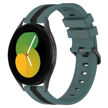20mm Two-Tone Silicone Watch Band for Galaxy Watch5/5 Pro