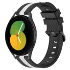 For Samsung Galaxy Watch5 40mm / Black+White