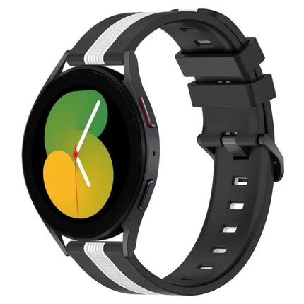 20mm Two-Tone Silicone Watch Band for Galaxy Watch5/5 Pro